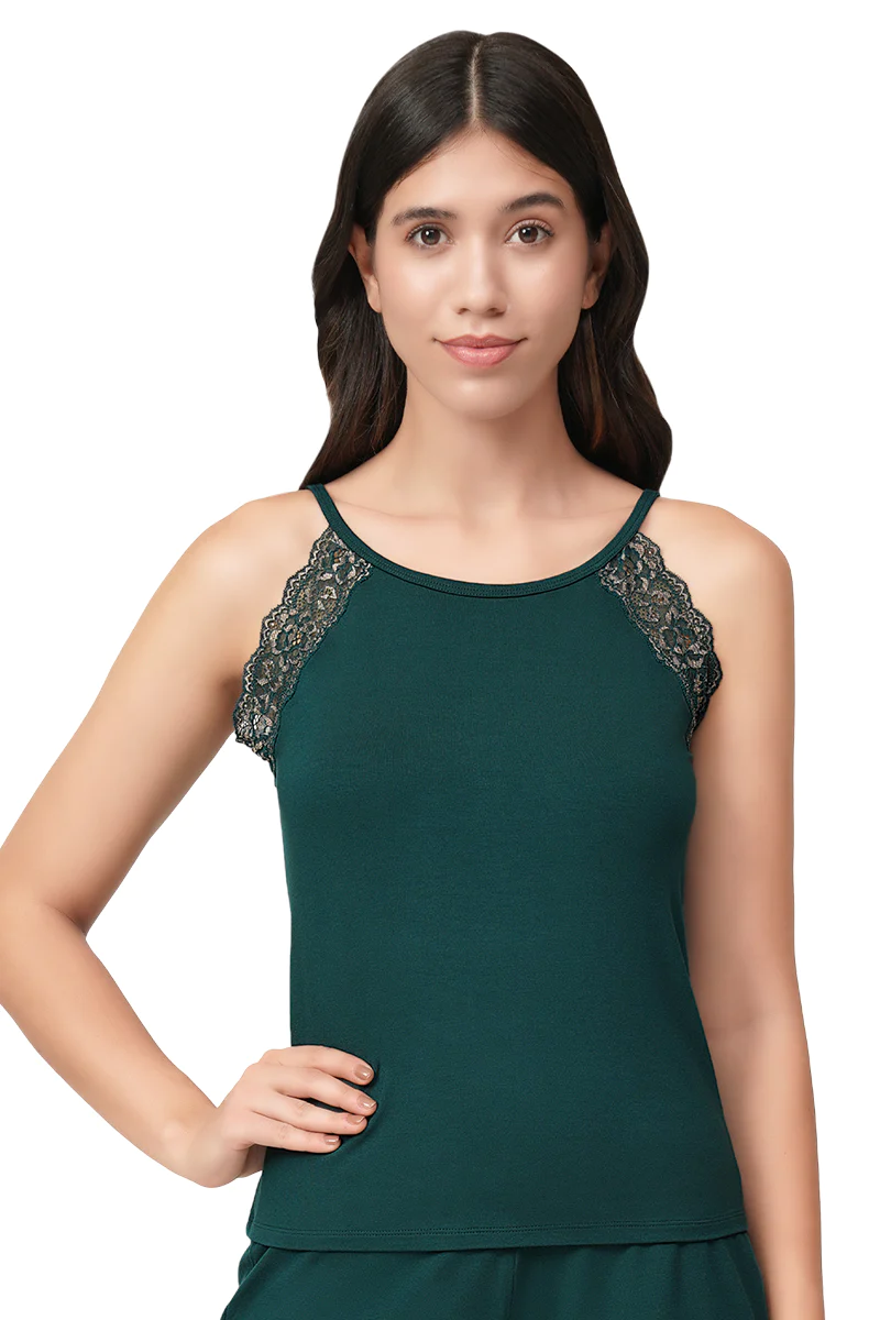 Amante Women's Green Camisole